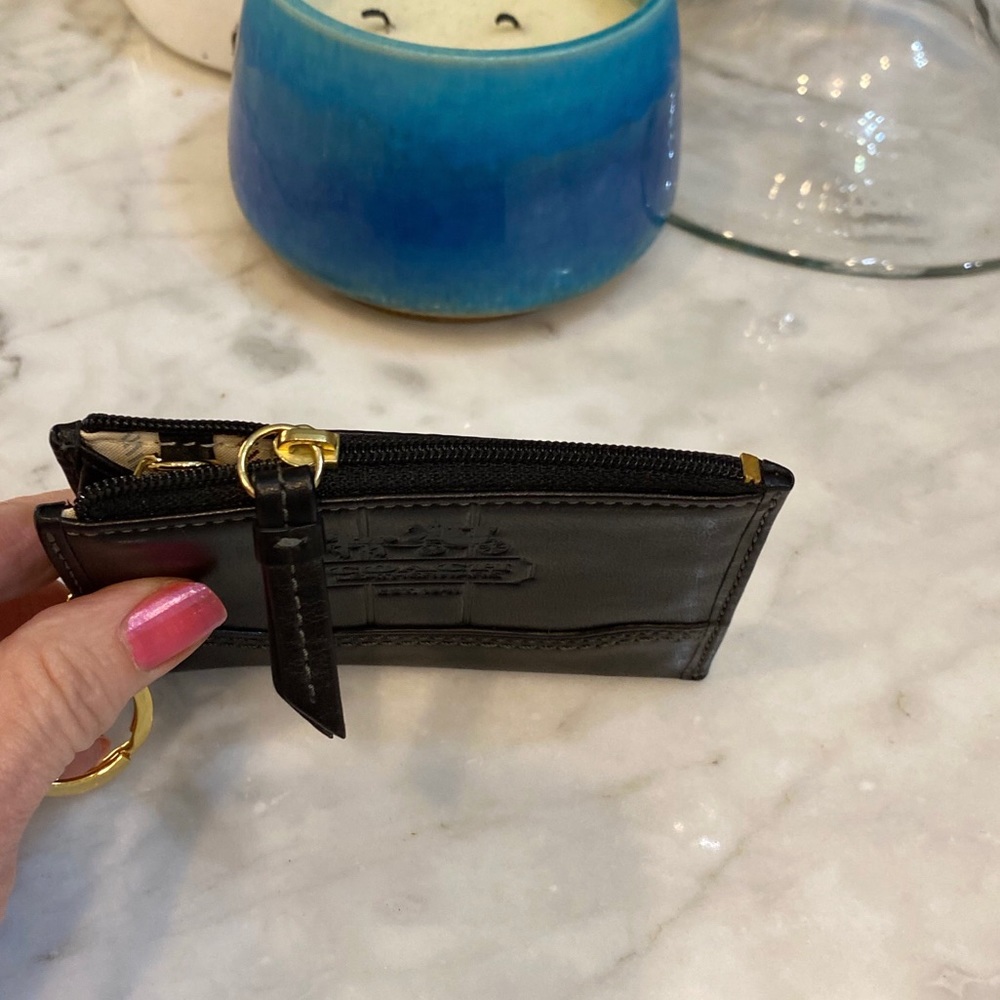 COACH BLACK LEATHER HORSE AND CARRIAGE WALLET!🖤 - Picture 6 of 6
